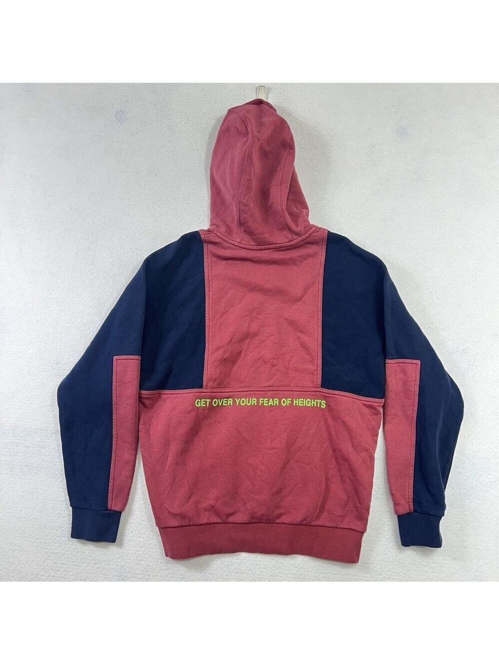 Nike Air Hoodie Mens Medium Pullover Get Over Your Fear of Heights Logo - Picture 4 of 12